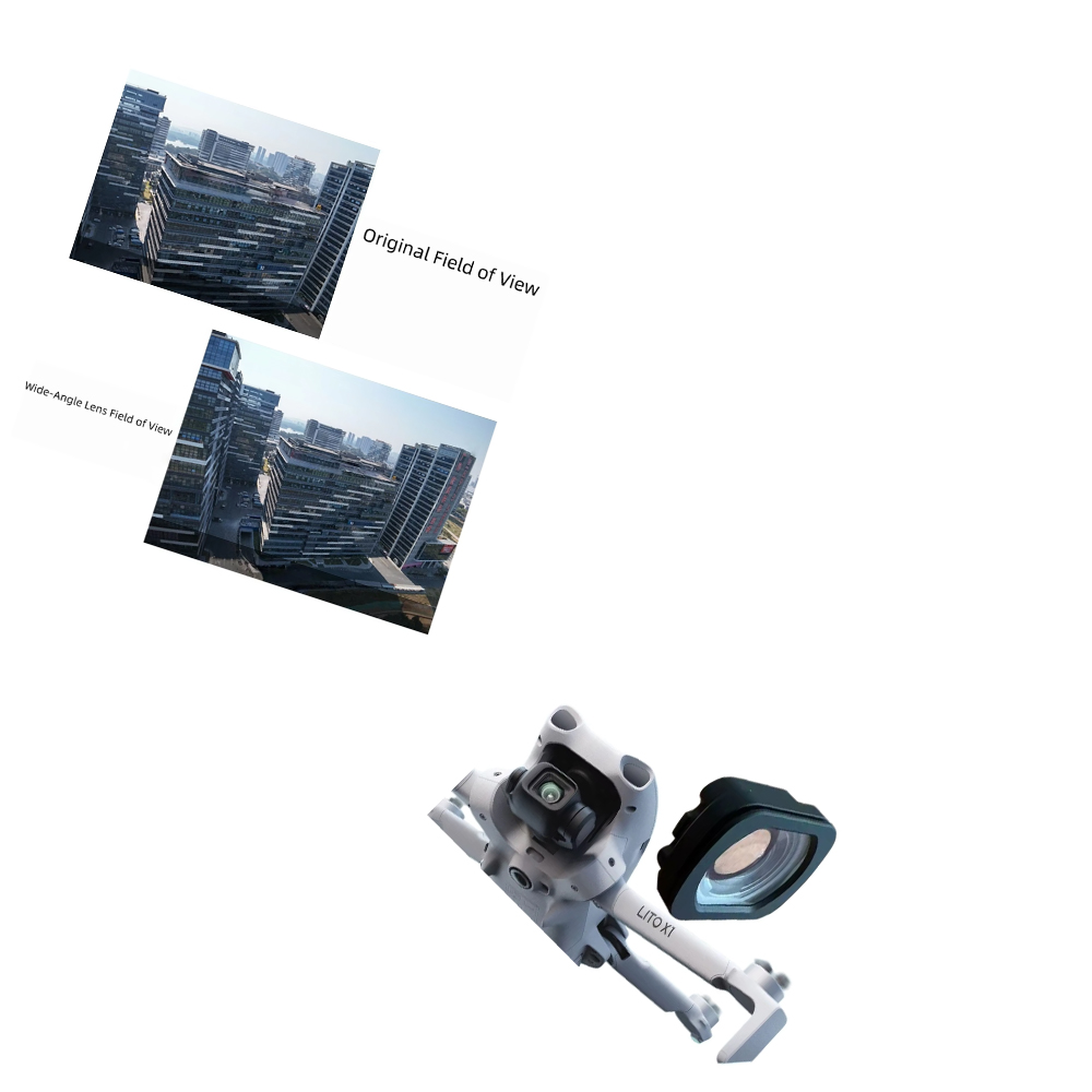 Drone Camera Wide Angle - Obiettivo grandangolare per DJI Lito x1,