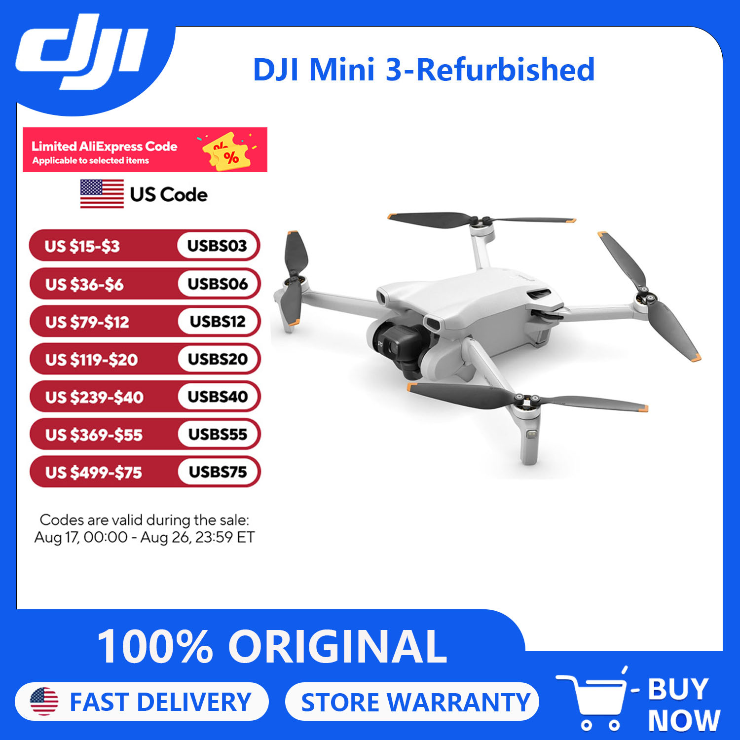Drone Camera Night Vision - Ricondizionamento dei droni DJI Mini 3