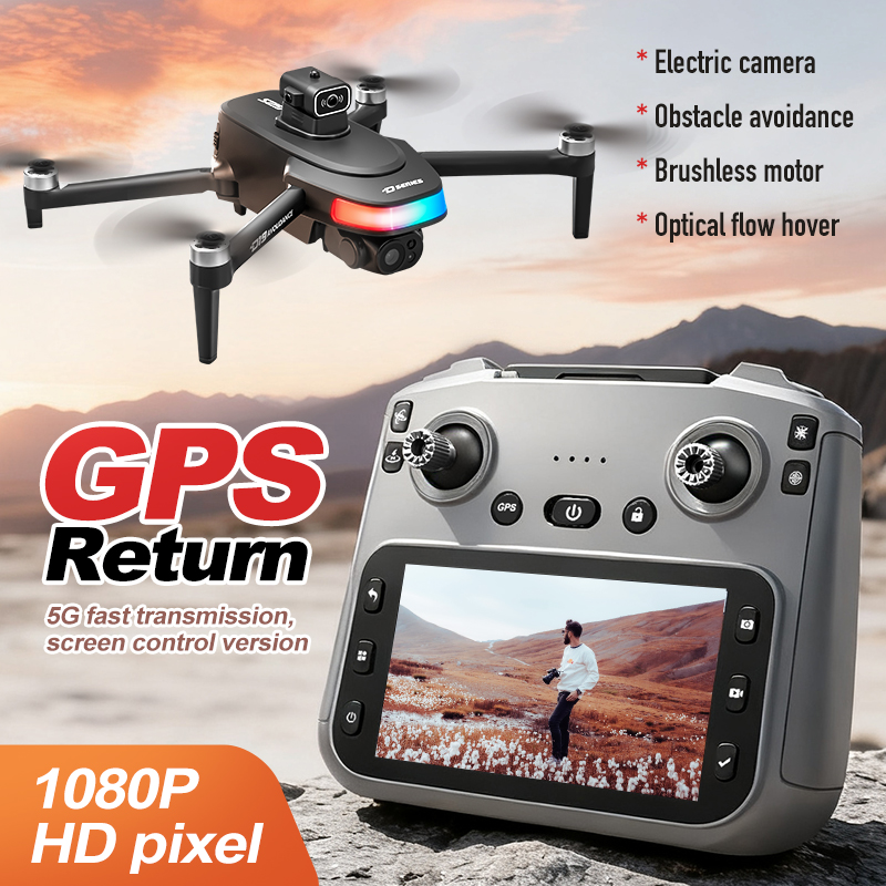 Drone Camera Wide Angle - Drone GPS D19 con Telecamera 1080P