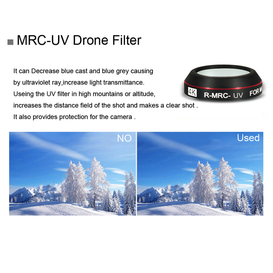 Filtro drone per DJI Mavic Pro - Drone Camera 4K recensione e prezzo
