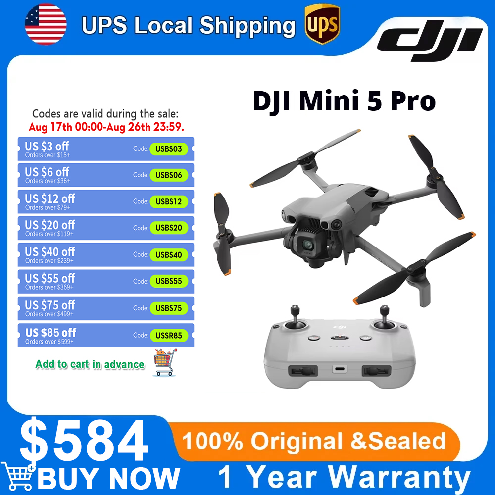 Drone Ultraleggero DJI Mini 5  - Drone Camera Vlog recensione e prezzo