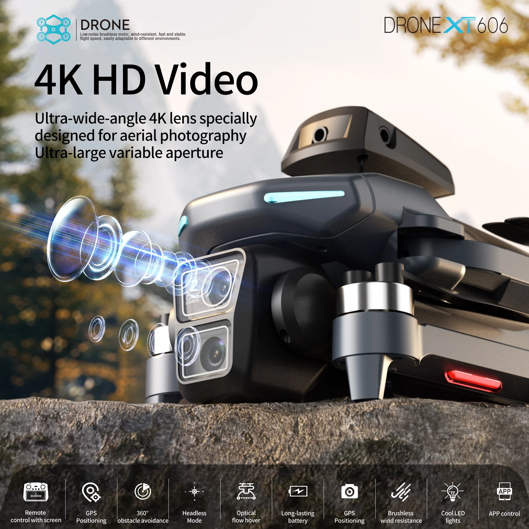 Drone GPS Originale XT606 MAX  - Drone Camera Night Vision recensione e prezzo