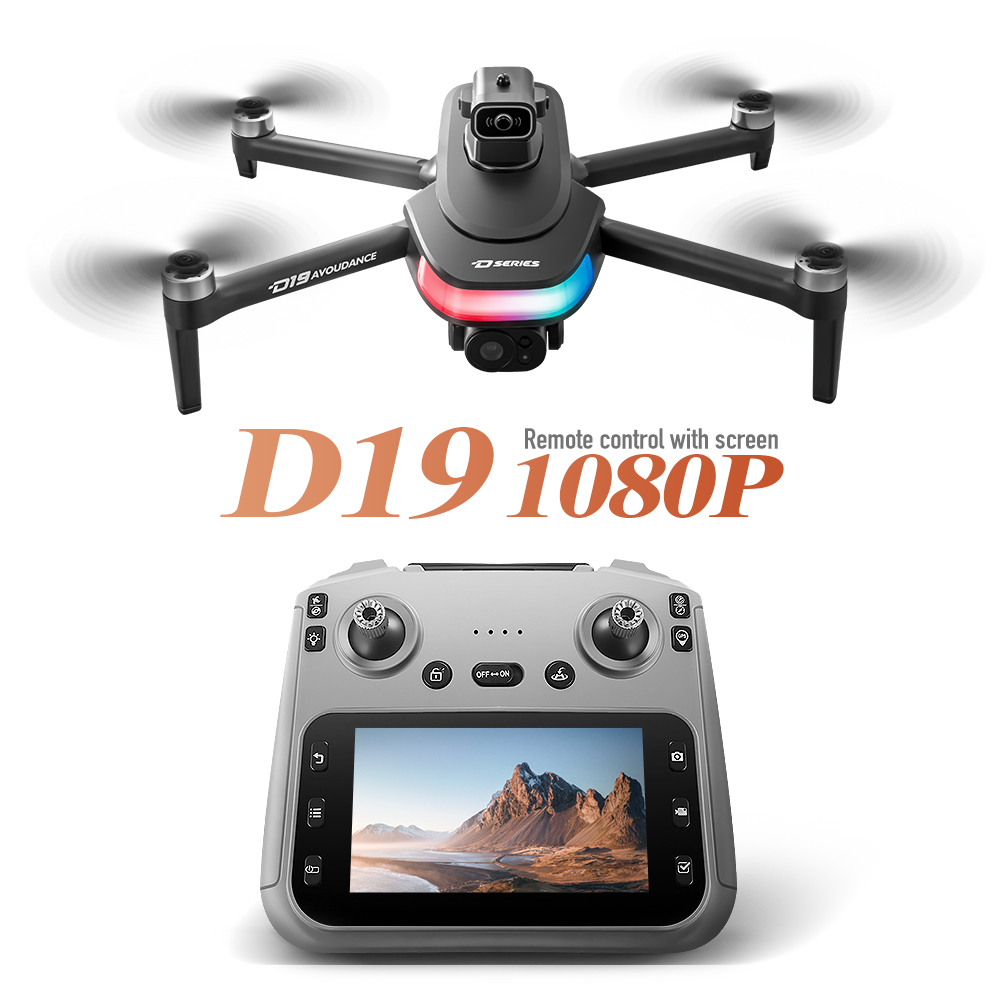Drone GPS D19 con Telecamera 1 - Drone Camera Wide Angle recensione e prezzo