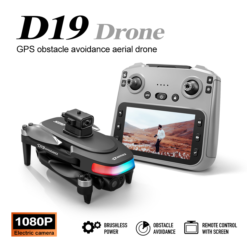 Drone GPS D19 con Telecamera 1 - Drone Camera Wide Angle recensione e prezzo