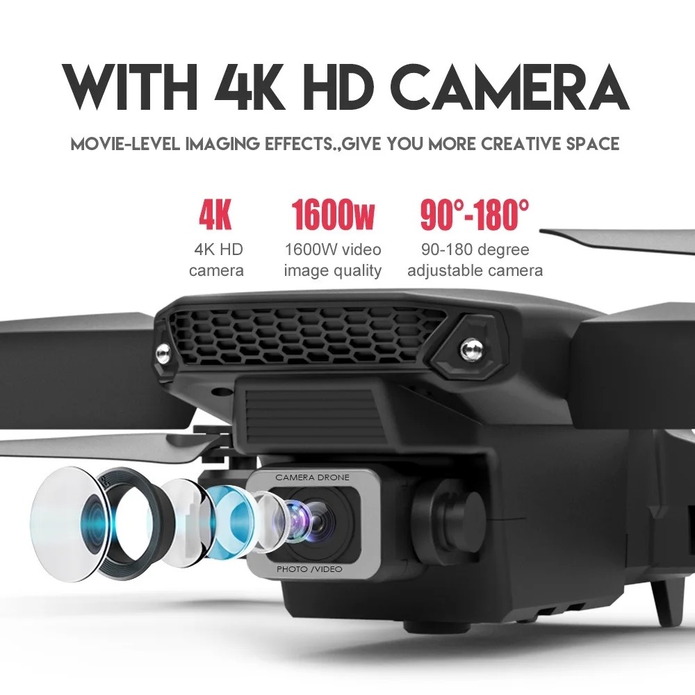 Drone RC Nuovo E88Pro 4K Profe - Drone Camera Wide Angle recensione e prezzo
