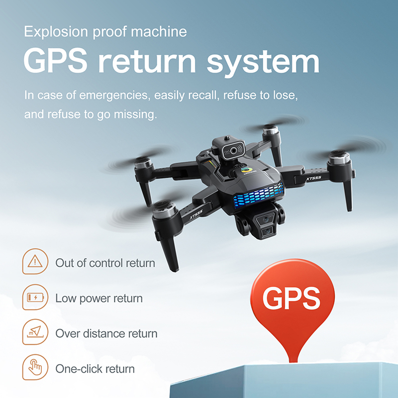 Nuovo Drone RC XT555 GPS con D - Drone Camera 4K recensione e prezzo