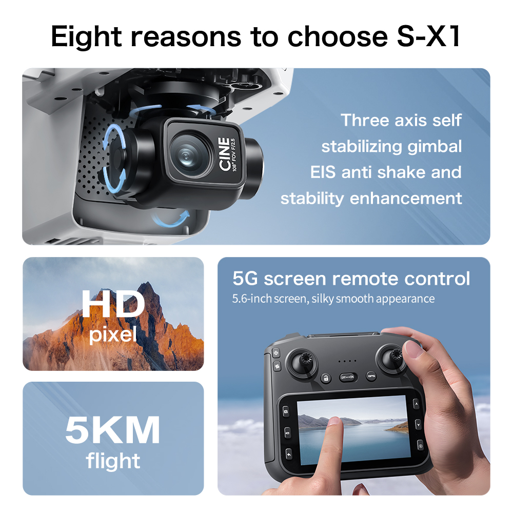 Offerta Speciale S-X1 MAX Dron - Drone Camera Night Vision recensione e prezzo