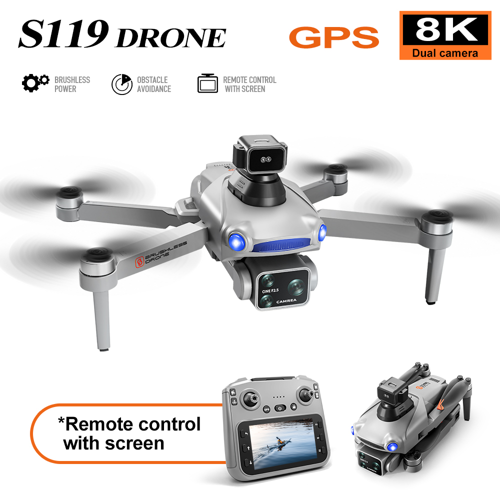 Drone GPS S119 a Lunga Autonom - Drone Camera Mount recensione e prezzo