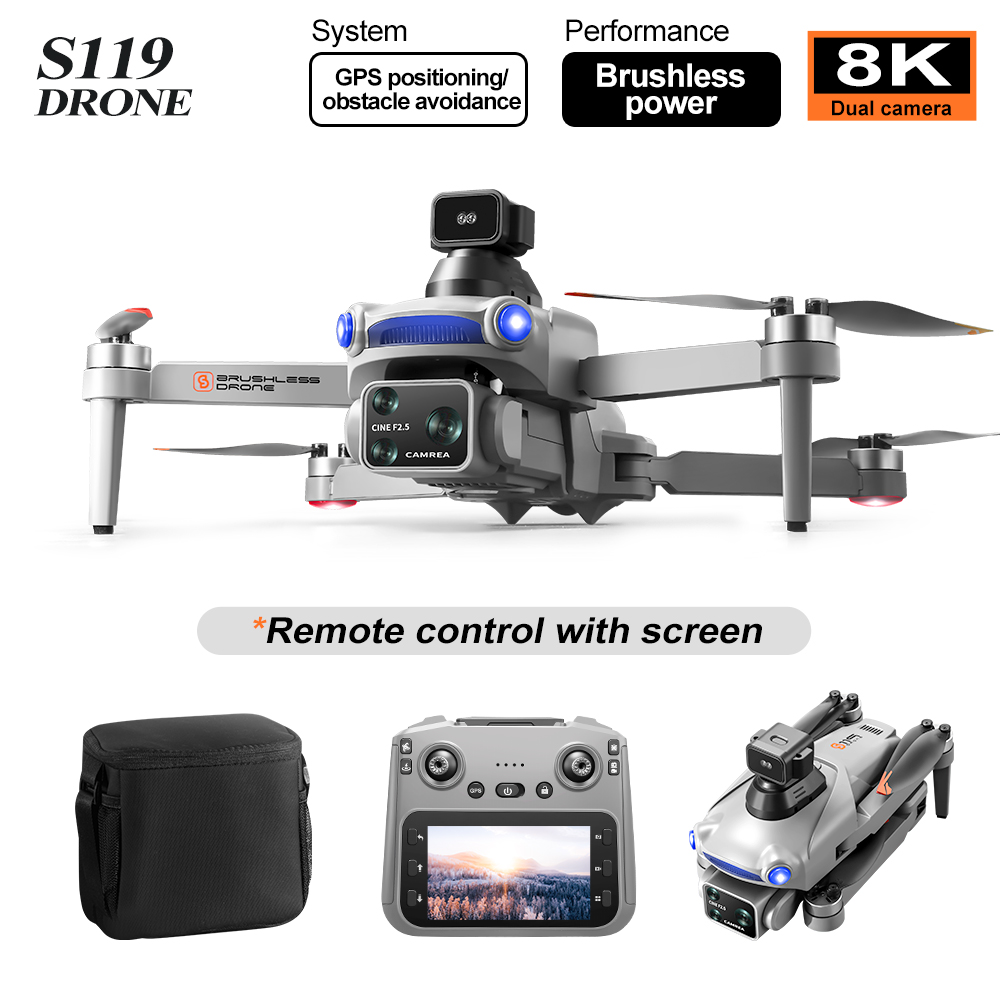 Drone GPS S119 a Lunga Autonom - Drone Camera Mount recensione e prezzo